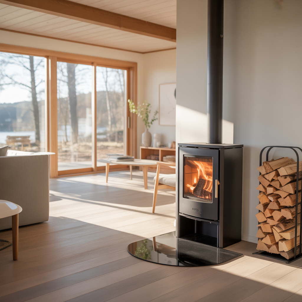 2.Fordelarna med att installera en vedeldad kamin i nybyggen