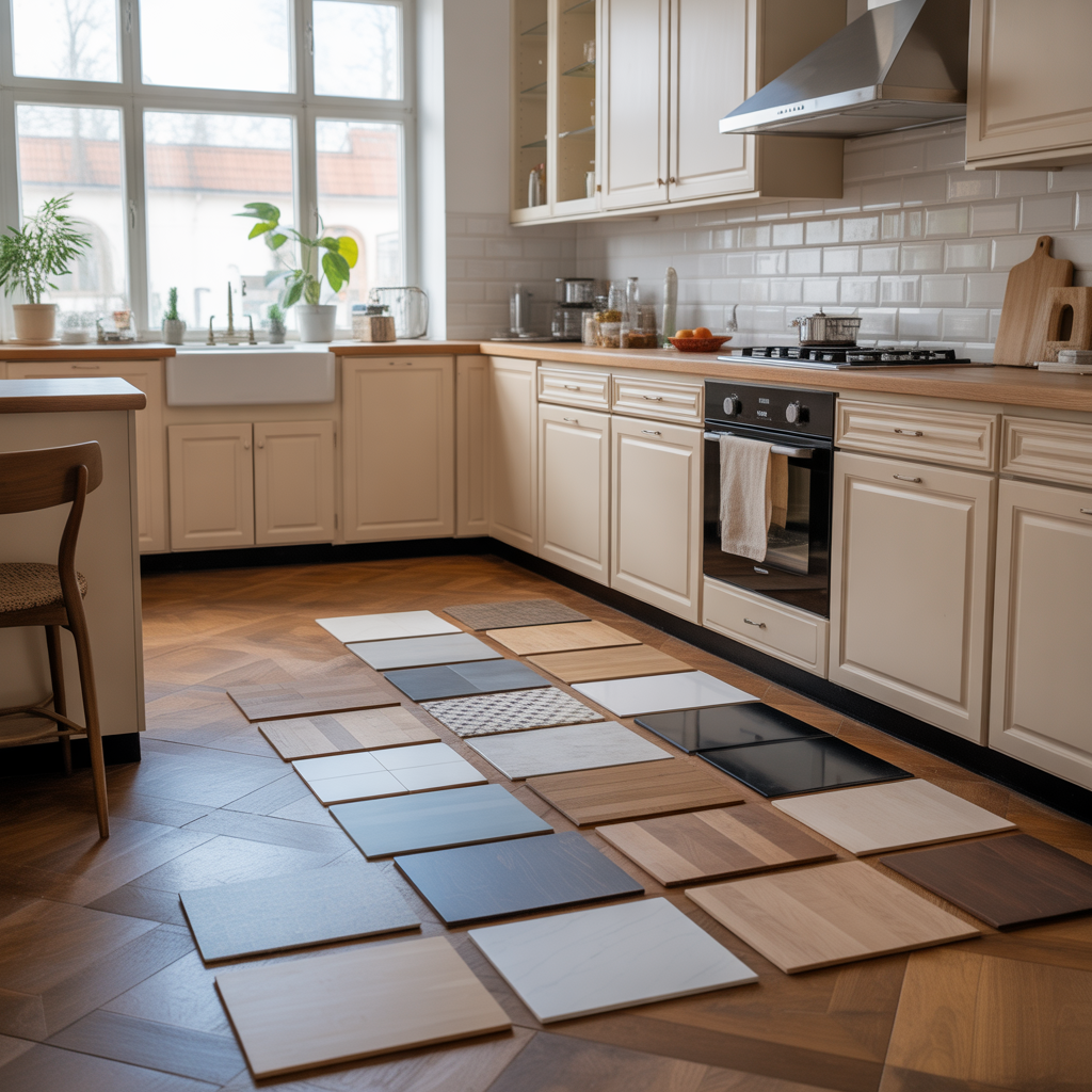 8.Sa valjer du ratt typ av golv for koket